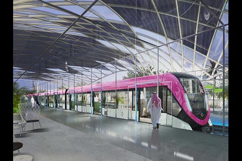 Alstom’s €1·2bn share of the Riyadh metro contract includes the trainsets, CBTC, power supplies and its HESOP energy recovery system.